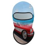 Retro Red Car Balaclava Ski Mask Full Head Cover Sun Uv Protection Neck Gaiter Windproof Thermal For Skiing Cycling Helmet Frien