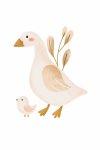 Cute Goose Canvas Print - 600MM X 600MM