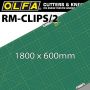 Olfa Mats X 1800 X 600 2 Clips For Rotary Cutters