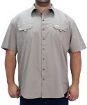 Mens Bush Shirt - 10XL Khaki