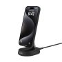 Belkin Boostcharge Pro 15W Convertible Magnetic Wireless Charging Stand Magsafe Compatible Fast QI2 Wireless Charger Magnetic Fast Charger For Apple Iphone 16 15 14 13 12 Airpods Pro - Black