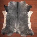 As Grade Nguni Hide 199 Black white XL - Extra Large Black white Panelled