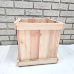 Wood Pine Planter Box 4 Slat