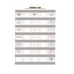 33MM Numeric Labels L grey 5SHT