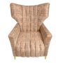 Designer Concepts Altagracia Elephant Wingback Chair - Brown