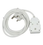 Noble Poweline 10M Multi Plug Coupler Extension Cord Lead With Dual 3 Pin Sockets