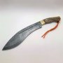 Twist Pattern Damascus Steel Kukri