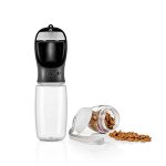 Wepet Portable Dog Water Bottle With Food Container 19 Oz + 6 Oz Leak Proof Puppy Water Dispenser With Drinking Feeder For Pets