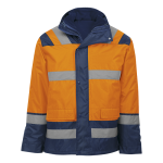 Blaze 4-IN-1 Jacket - Safety Yellow navy 5X-LARGE