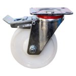 White Nylon Castor 370 380 Series Nyb