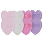 8PC Heart-shaped Beauty Buff Blender Set Flawless Finish Makeup Sponges For Blending & Setting Cosmetic Beauty Puff Applicators