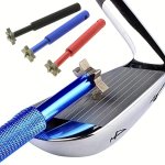 1PC Premium Golf Club Groove Sharpener And Cleaner Set - Improve Your Game With Perfectly Sharpened And Cleaned Grooves - Includ