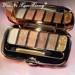 6 Colors Diamond Pearly Glitter Eyeshadow Palette With Brush And Mirror - Enhance Your Eye Makeup With Polarized Shimmer For Mus