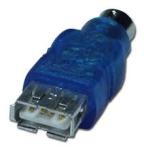 MicroWorld PS2 Male To USB Female