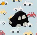 Black And White Car - Soft Toy Teddy No Hanging Loop