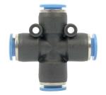 Pu Hose Fitting 4 Way Connector 8MM