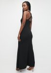 Cross Over Fit & Flare Maxi Dress - Black