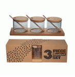 3PC Breakfast Set With Wooden Spoon & Tray