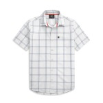 Men’s Block Letter Windowpane Shirt