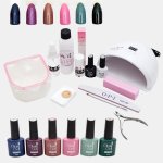 High Quality Uv led Glam Gel Nail Polish Starter & Soak Off Kit - New York