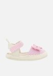 PoP Candy Striped Espadrilles-pink & White
