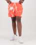 Orange Acid Wash Shorts - M