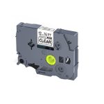 TZ121 9MM Black clear Compatible Label