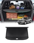 Powerty Retractable Cargo Cover For 2008-2015 Merecedes Benz Glk-class-canvas Texture Trunk Cover Privacy Screen Rear Security S