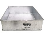 Galvanized Baking Pan 7& Square 5CM Height
