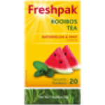 Freshpak Watermelon & Mint Flavour Rooibos Tea Bags 20 Pack