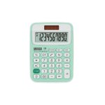 10 Digit Calculator M231 Green+lanyard Meeco