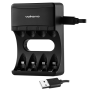 Volkano Extra Series 4 Battery Recharger Aa/aaa