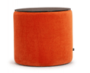 Cloe Side Table Danny Orange Tea Brown Glass - Danny Orange / 50
