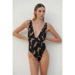Venus One-piece Swimsuit Black Tiger - XL
