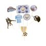 Manchester City Soccer Inspired Birthday Cake Decorating Kit
