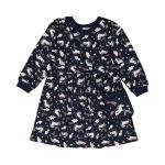Younger Girl Unicorn Fleece Dress With Bag