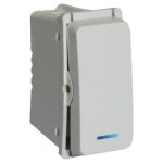 One-way Switch 1 Module With Locator - White - Buy Online At 7 Triple 7