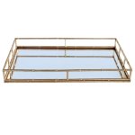 Goldair Gold Mirror Tray