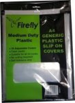 A4 Medium Duty Slip-on Plastic Book Covers 50MICRON 10 Pack