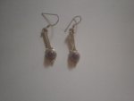 Purple Copper Turquoise .925 Sterling Silver Earrings SEST10
