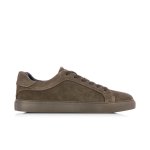 Textured Low-top Sneaker -brown