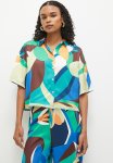 Superbalist Printed Satin Short Sleeve Shirt Co-ord - Multi