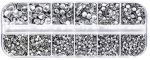 Rhinestone Crystal Clear Hot Fix Variety Pack 2088 Stones