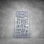 Wall Art D079 - 1040 X 535 X 20 Indoor Matt Gold Warm White
