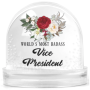 World's Most Badass Vice President Gift Snow Globe
