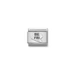 Composable Classic Oxidized Symbols Sterling Silver Be Fri Heart Best Friend Link