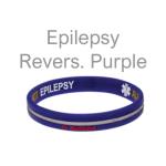 Epilepsy Alert Reversible Purple L