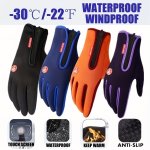 Seasonal Cycling Gloves For Men And Women Touchscreen And Waterproof With Zipper Closure Perfect For Outdoor Activities Such As