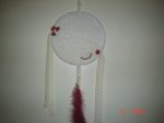 White Lace Medium Dreamcatcher DC70