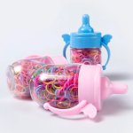 Baby Girls Rainbow Hair Bands - Colorful Elastic Hair Ties